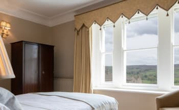 Breathtaking views across Swaledale from our five star hotel